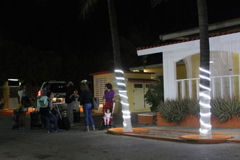 Hotel Front - Evening or Night